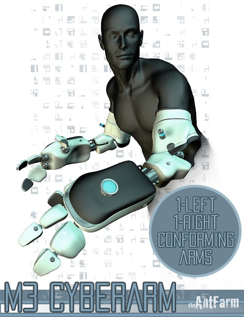 M3 CyberArm by: The AntFarm, 3D Models by Daz 3D