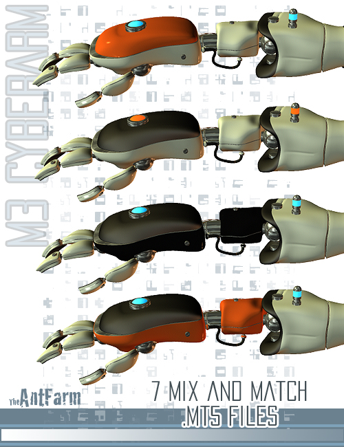 M3 CyberArm by: The AntFarm, 3D Models by Daz 3D