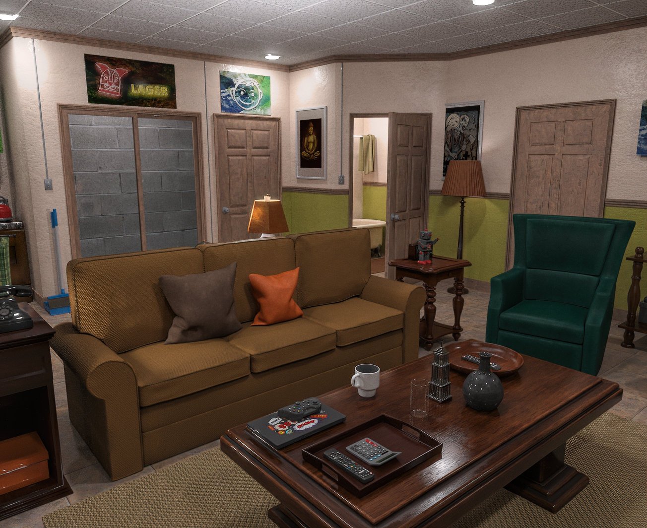 FG Messy Apartment FG Messy Apartment by: Fugazi1968Ironman, 3D Models by Daz 3D