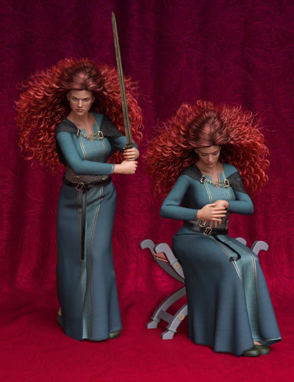Inspired Poses For Genesis 8 and 8.1 Female Inspired Poses For Genesis 8 and 8.1 Female by: Ensary, 3D Models by Daz 3D
