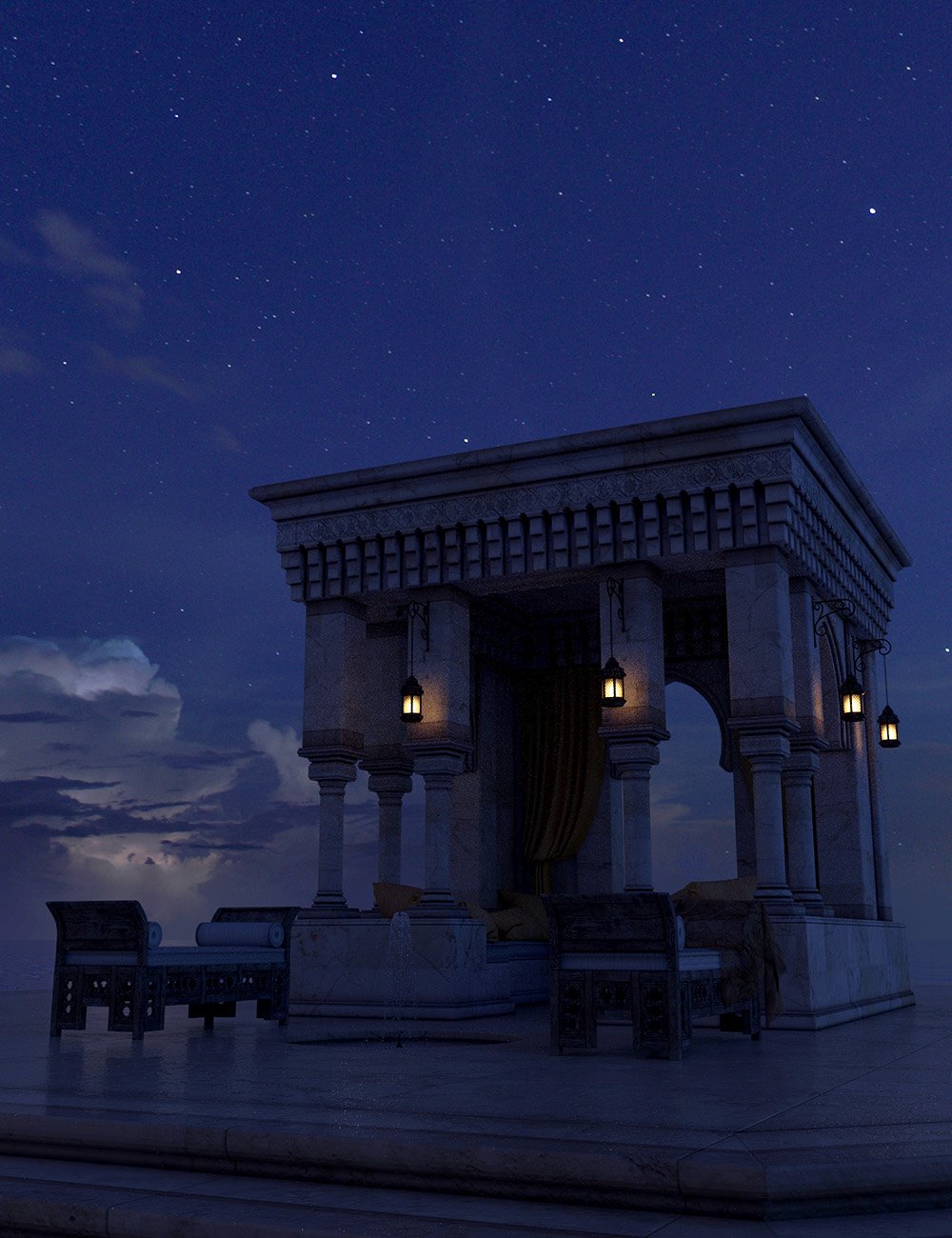 Orestes Iray HDRI Skydomes - A Night in August Orestes Iray HDRI Skydomes - A Night in August by: Orestes Graphics, 3D Models by Daz 3D