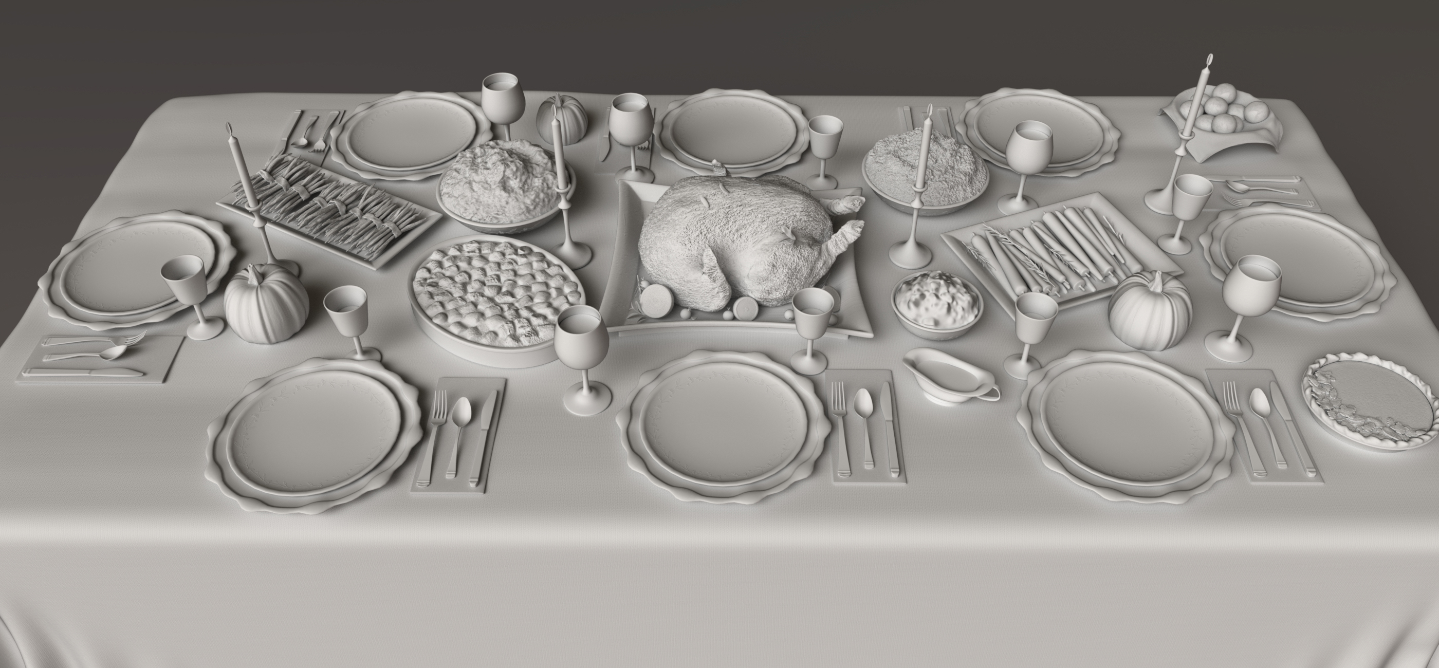 Harvest Feast by: SR3, 3D Models by Daz 3D
