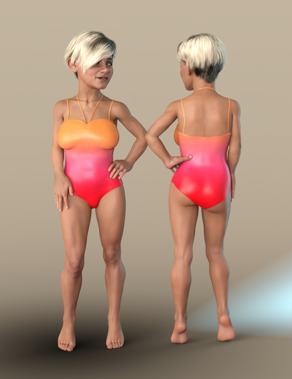 Alternative Shapes for Topsy 8 by: AliveSheCried, 3D Models by Daz 3D