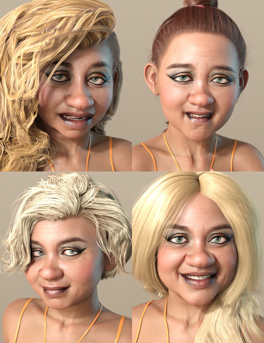 Alternative Shapes for Topsy 8 by: AliveSheCried, 3D Models by Daz 3D
