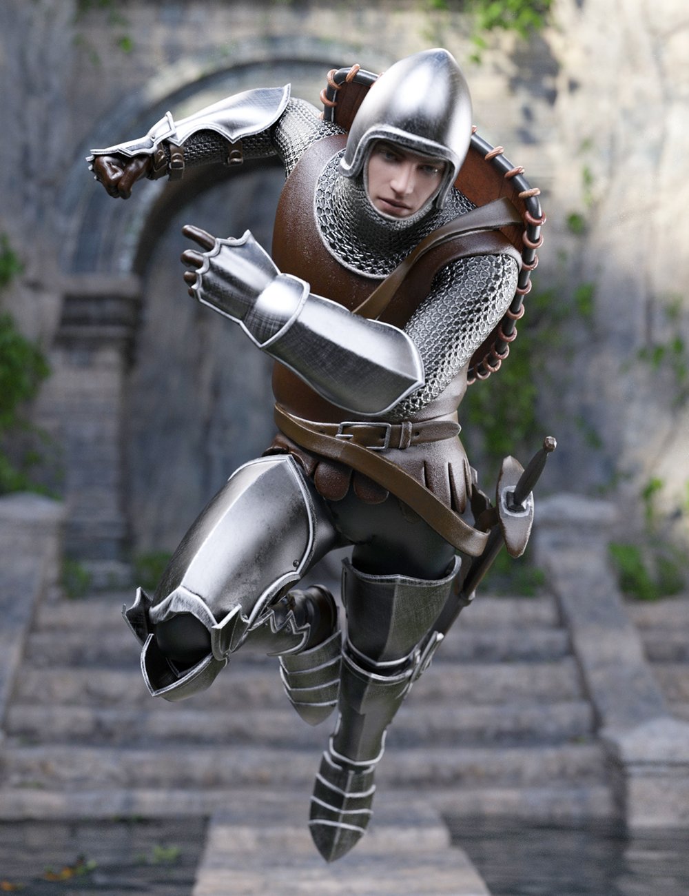 The Western Knight 01 for Genesis 8 Males