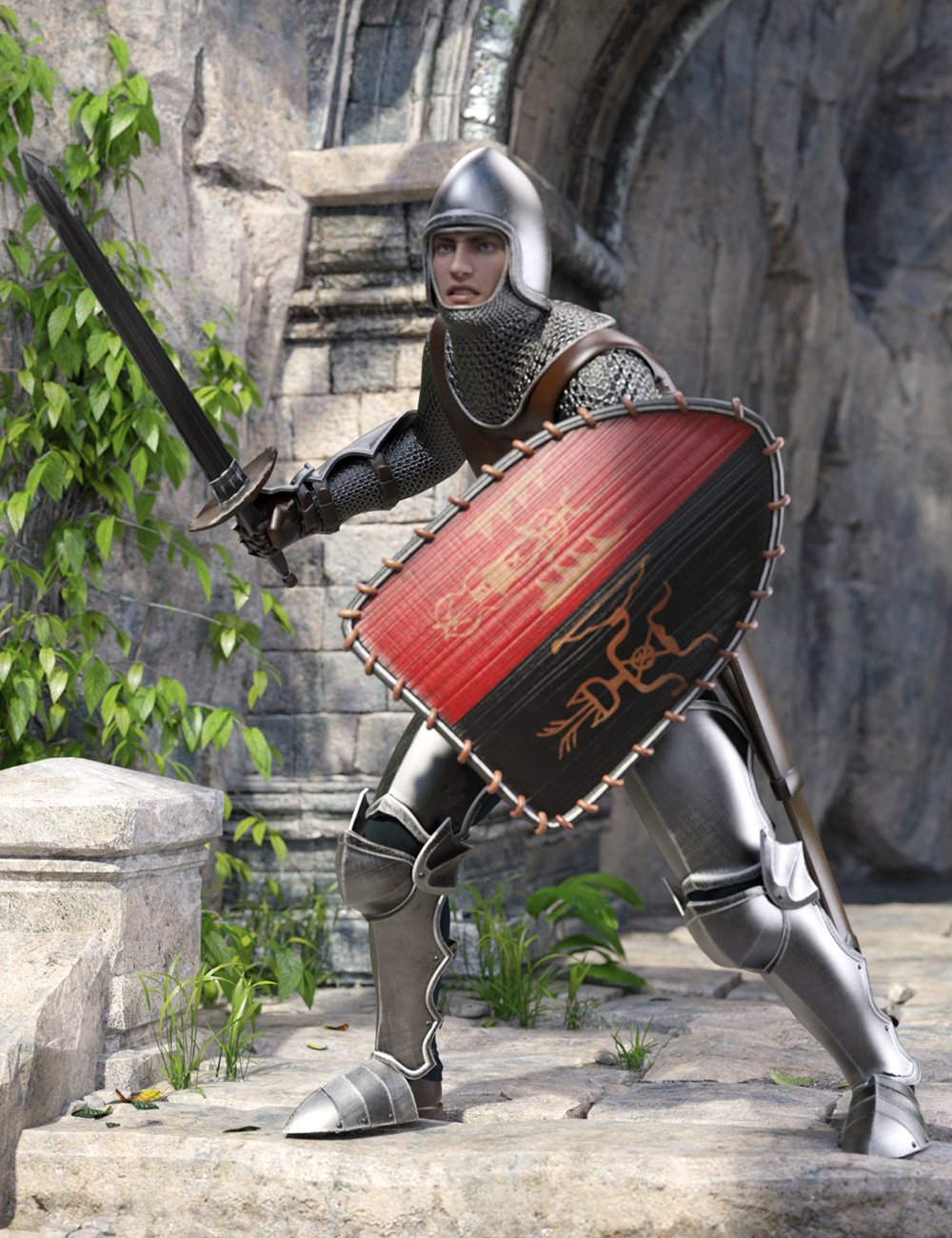 The Western Knight 01 for Genesis 8 Males The Western Knight 01 for Genesis 8 Males by: Jerry Jang, 3D Models by Daz 3D