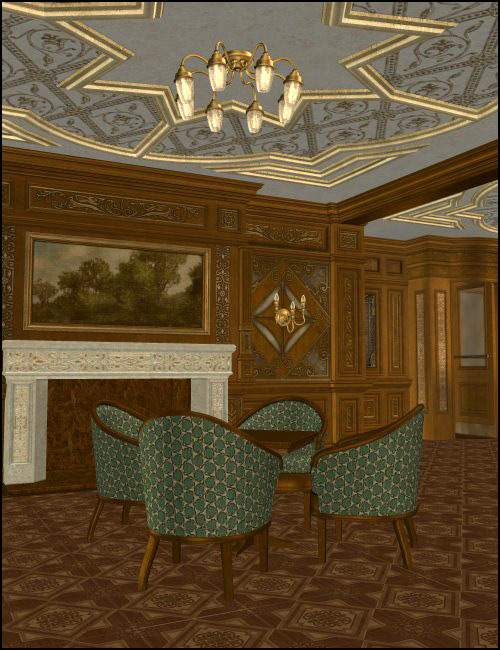 The Smoking Room by: , 3D Models by Daz 3D