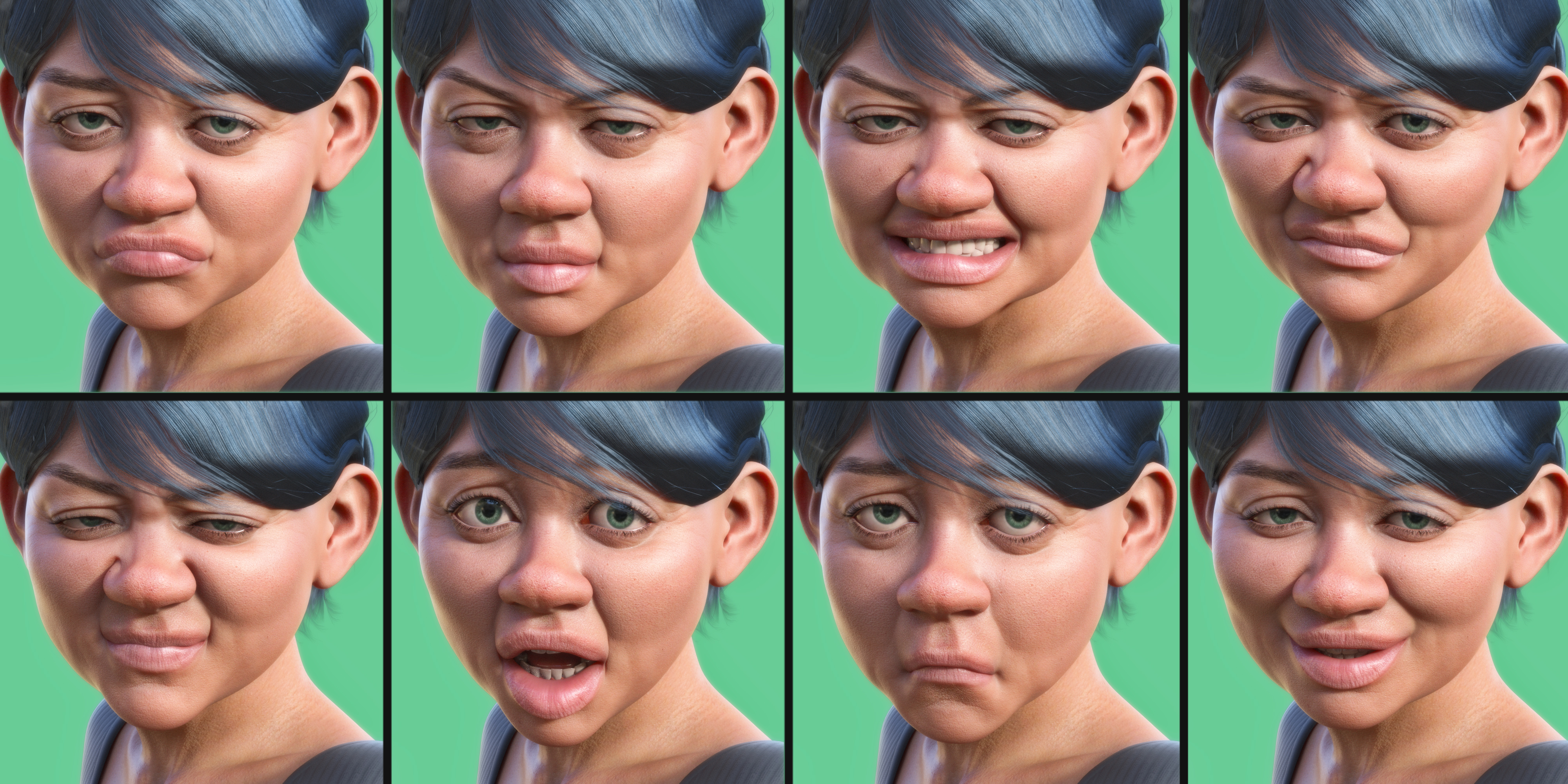 Topsy Expressive by: Neikdian, 3D Models by Daz 3D