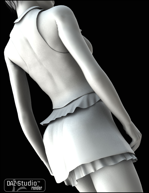 Heidi Dress by: Barbara Brundon, 3D Models by Daz 3D