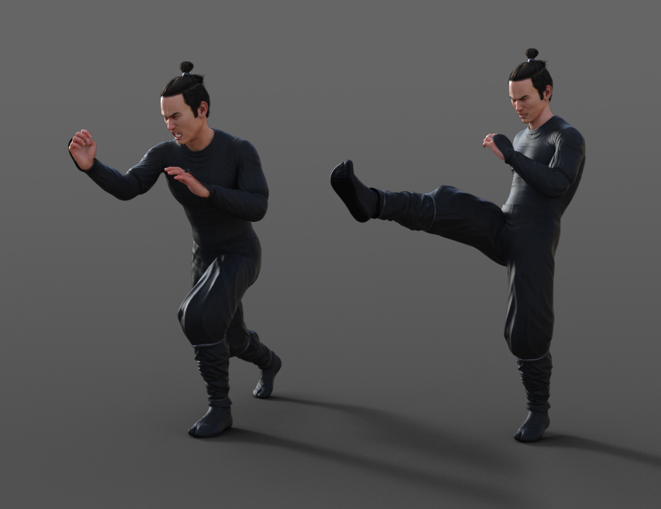 Ninja Animations for Genesis 8 by: ThreeDigital, 3D Models by Daz 3D