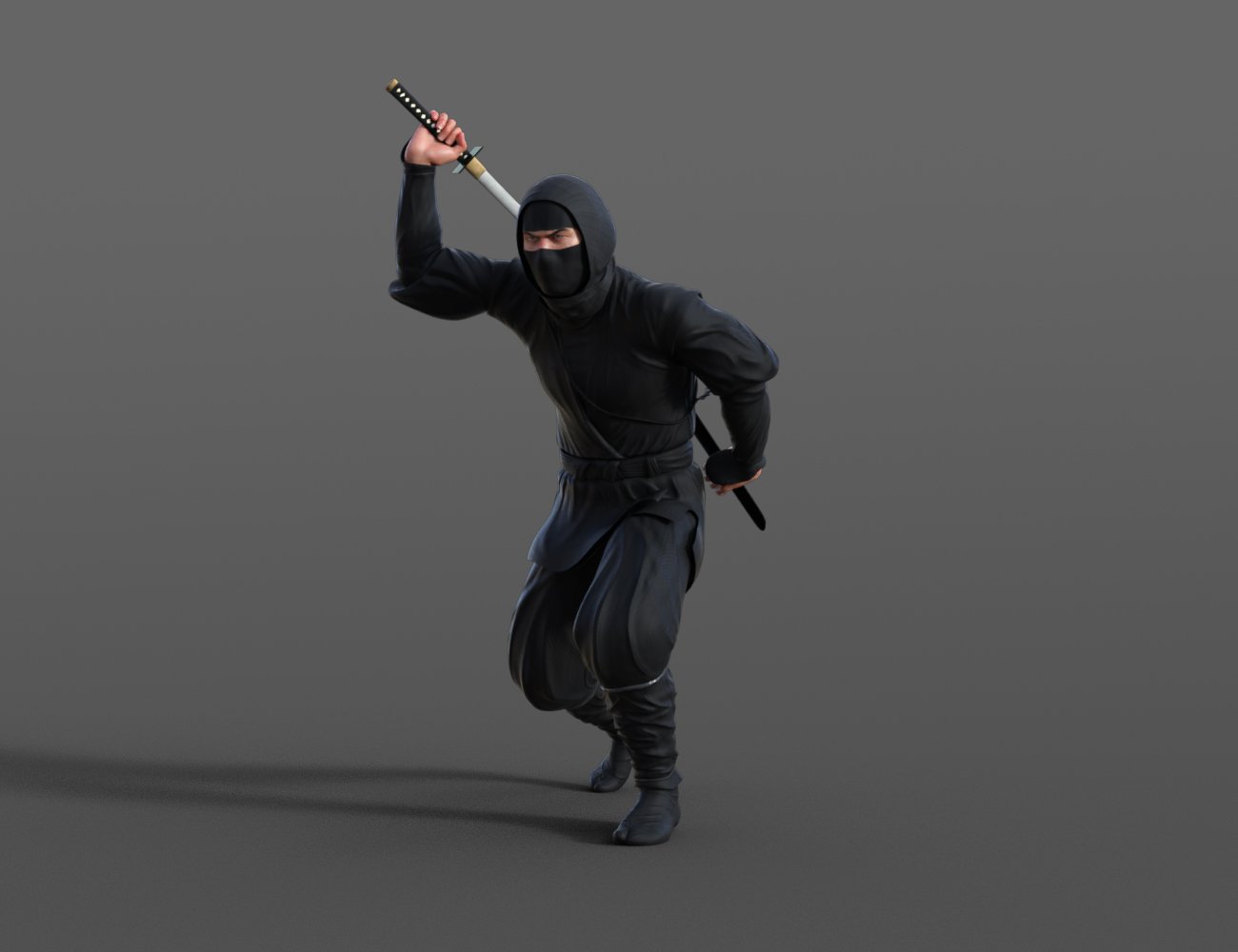 Ninja Animations for Genesis 8 by: ThreeDigital, 3D Models by Daz 3D