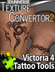 TC2 V4 Tattoo Tools Plugin by: 3D Universe, 3D Models by Daz 3D