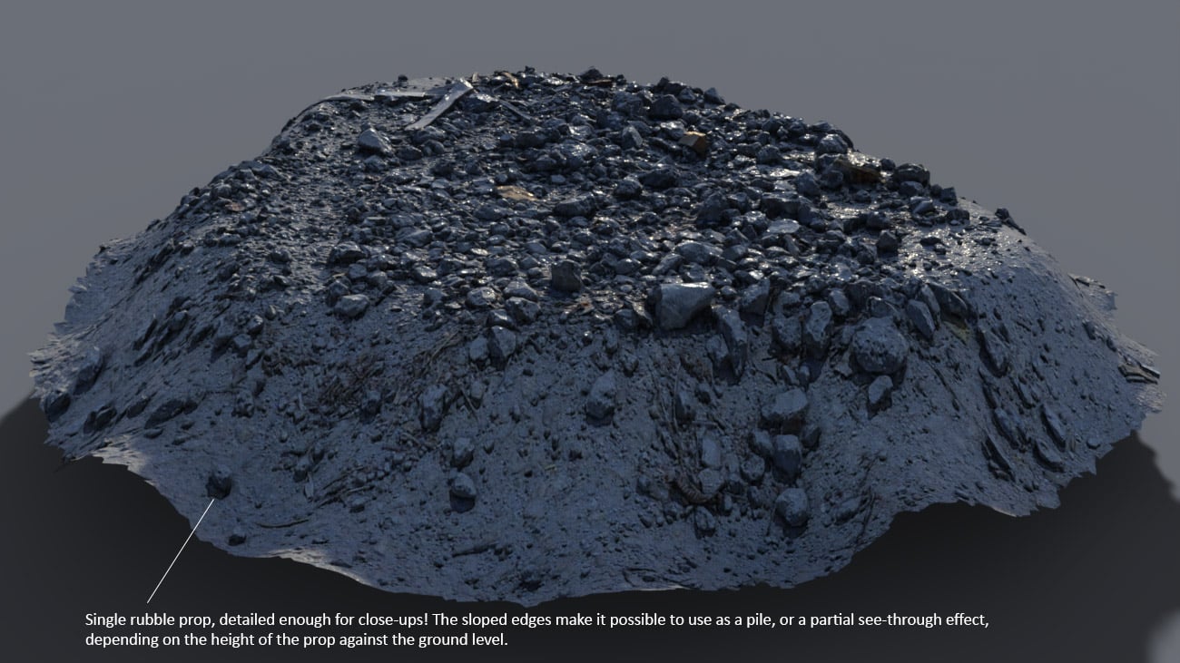 Instant Rubble Instant Rubble by: Dreamlight, 3D Models by Daz 3D