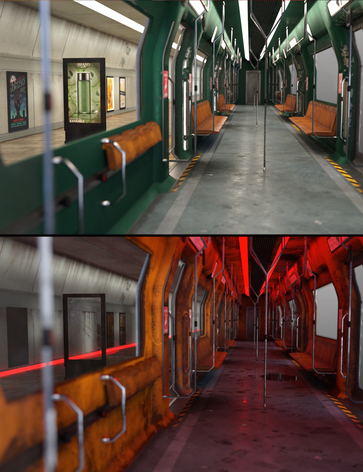 Metro Interior by: 3D-GHDesignShox-DesignSade, 3D Models by Daz 3D