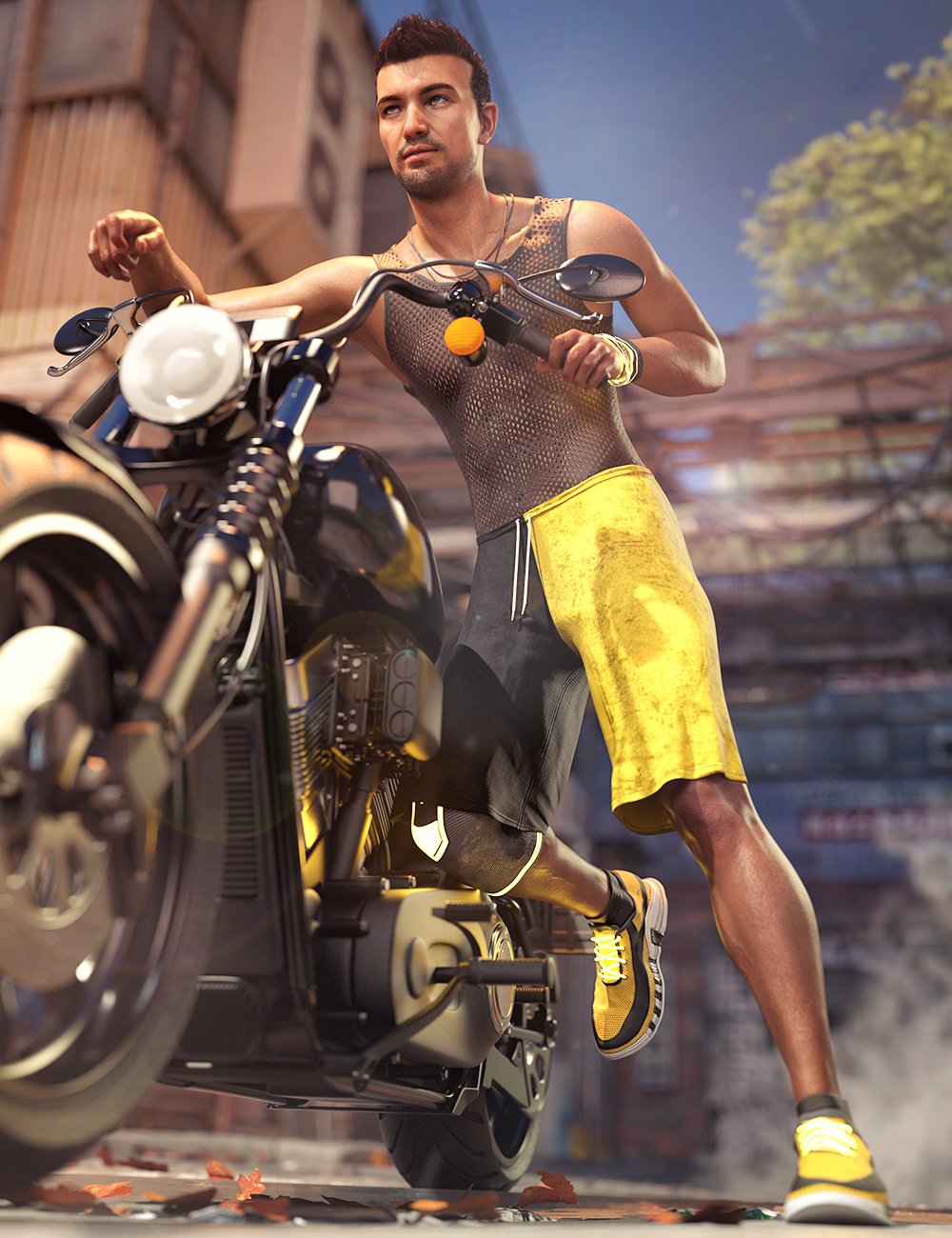 dForce 27 Hours for Genesis 8 Males