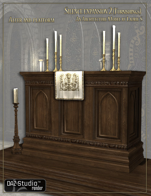 Silence Expansion 2 Furnishings by: LaurieS, 3D Models by Daz 3D