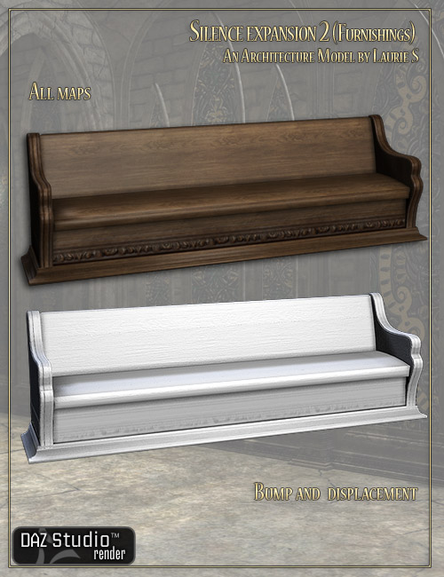Silence Expansion 2 Furnishings by: LaurieS, 3D Models by Daz 3D