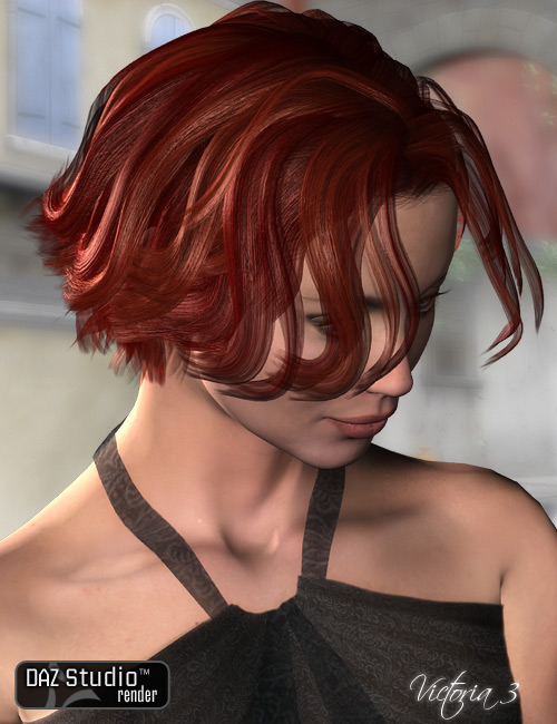 Glyn Hair by: AprilYSH, 3D Models by Daz 3D