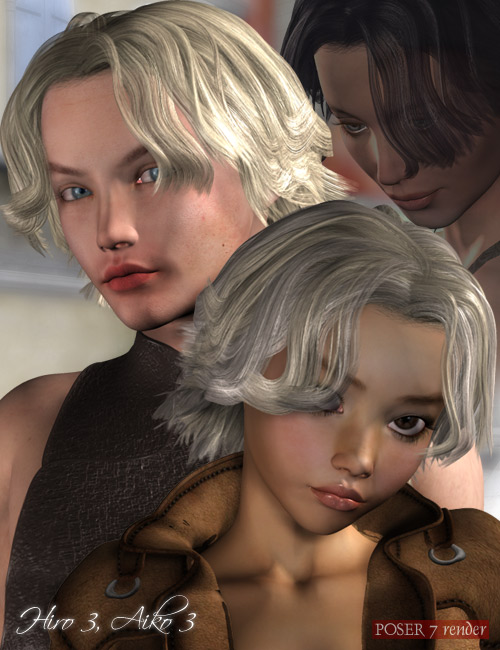 Glyn Hair Glyn Hair by: AprilYSH, 3D Models by Daz 3D
