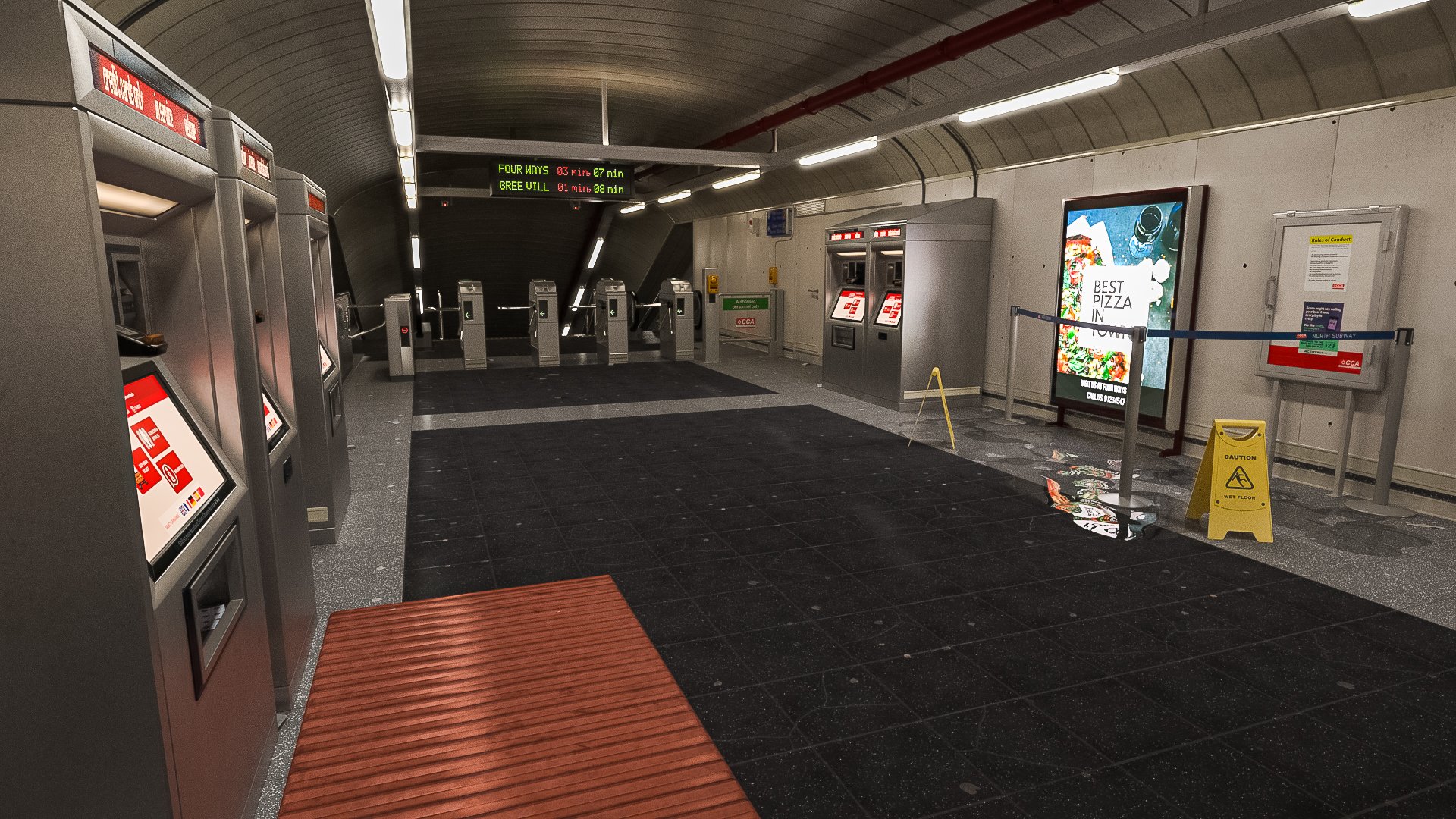 Subway Terminal by: Dekogon Studios, 3D Models by Daz 3D
