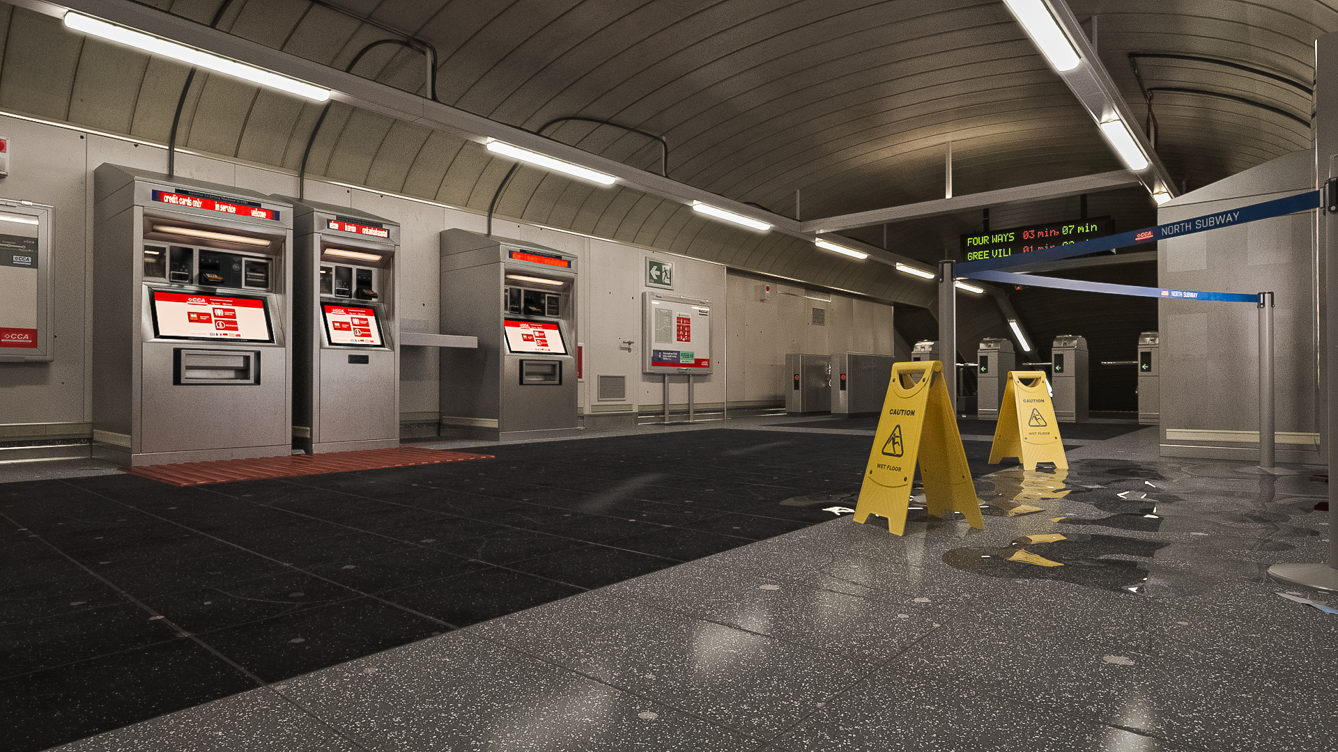 Subway Terminal by: Dekogon Studios, 3D Models by Daz 3D