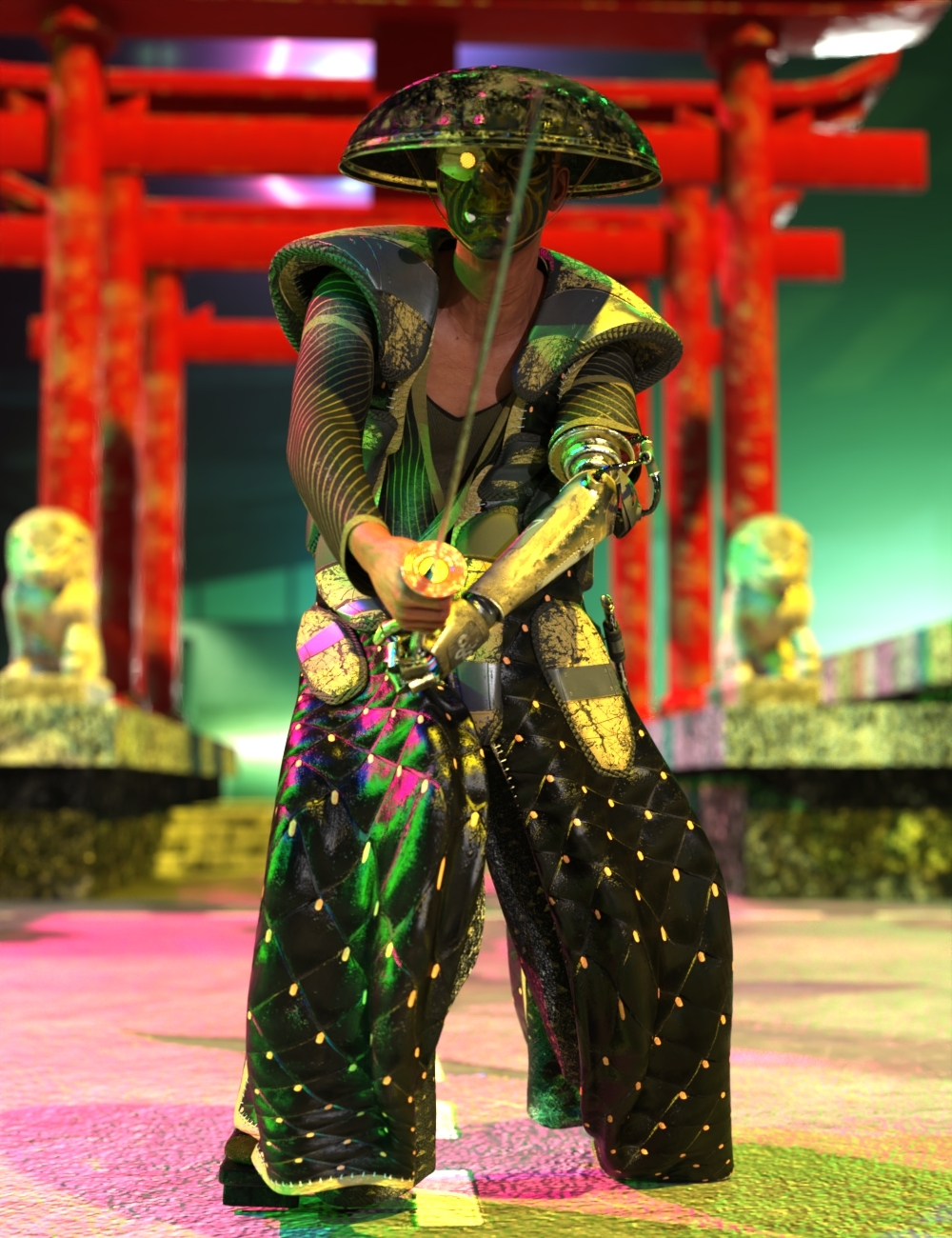 Street Sweeper - Cyber Samurai for Genesis 8 Male Street Sweeper - Cyber Samurai for Genesis 8 Male by: Sixus1 Media, 3D Models by Daz 3D