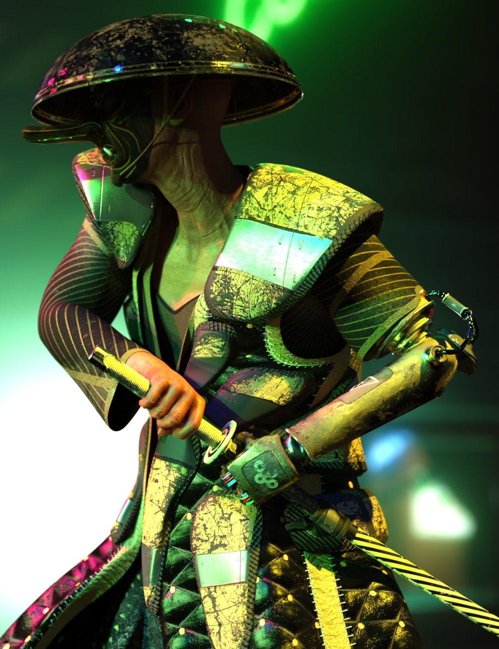 Street Sweeper - Cyber Samurai for Genesis 8 Male Street Sweeper - Cyber Samurai for Genesis 8 Male by: Sixus1 Media, 3D Models by Daz 3D