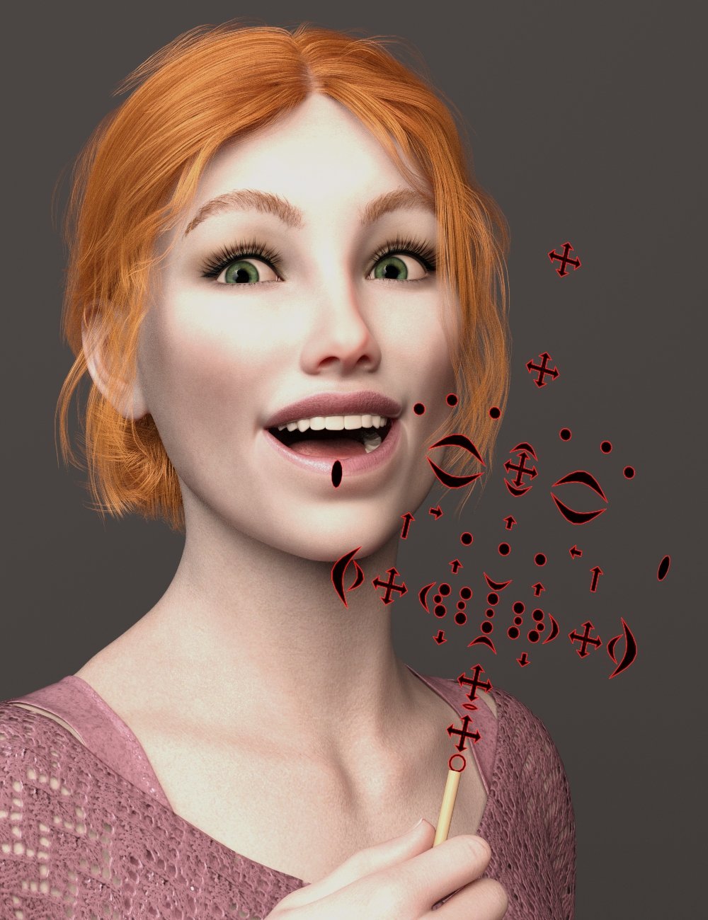 Genesis 3 & 8 Face Controls by: Faux2D, 3D Models by Daz 3D