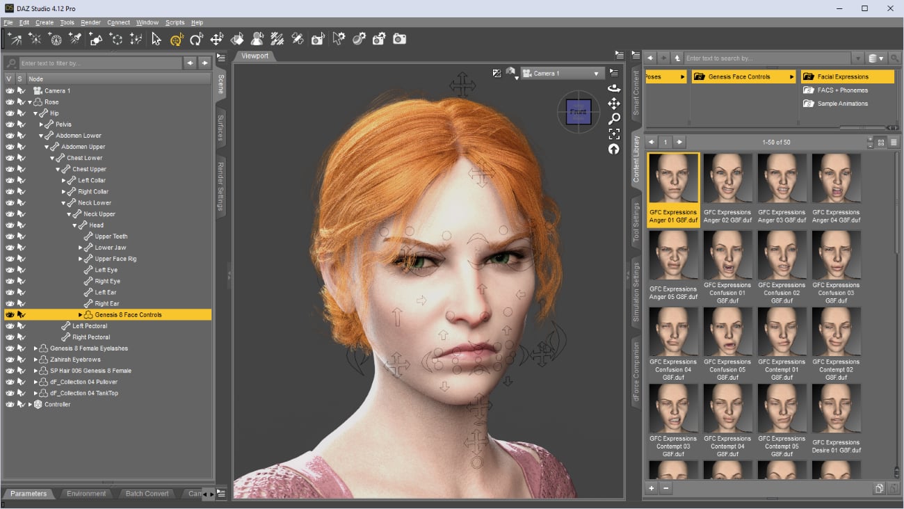 Genesis 3 & 8 Face Controls Genesis 3 & 8 Face Controls by: , 3D Models by Daz 3D