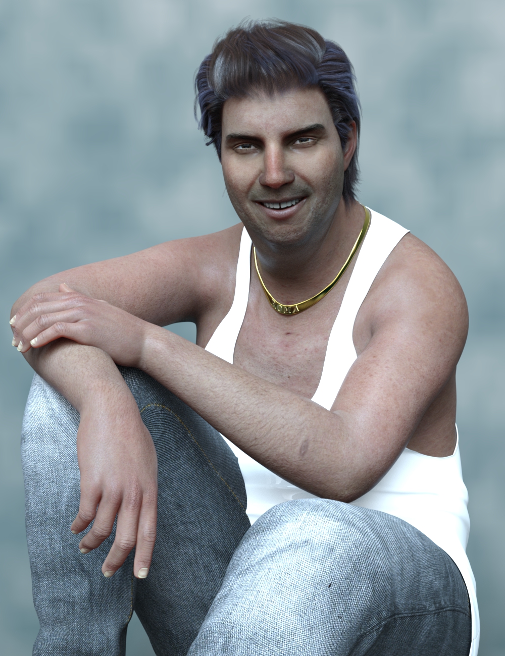Alvaro for Genesis 8 Male by: Dax Avalange , 3D Models by Daz 3D
