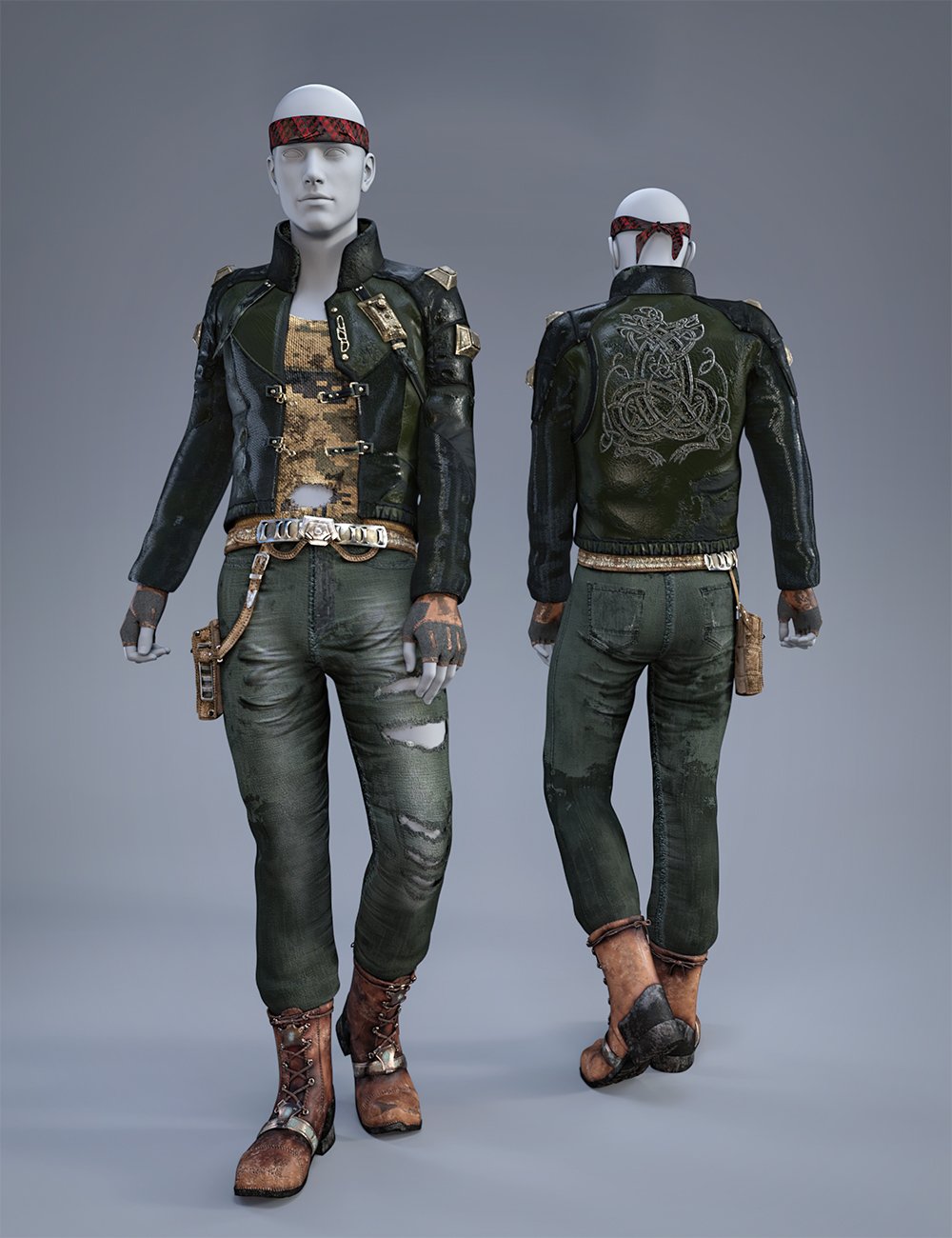 Sky Deep Outfit for Genesis 8 Males by: Barbara BrundonShox-Design, 3D Models by Daz 3D