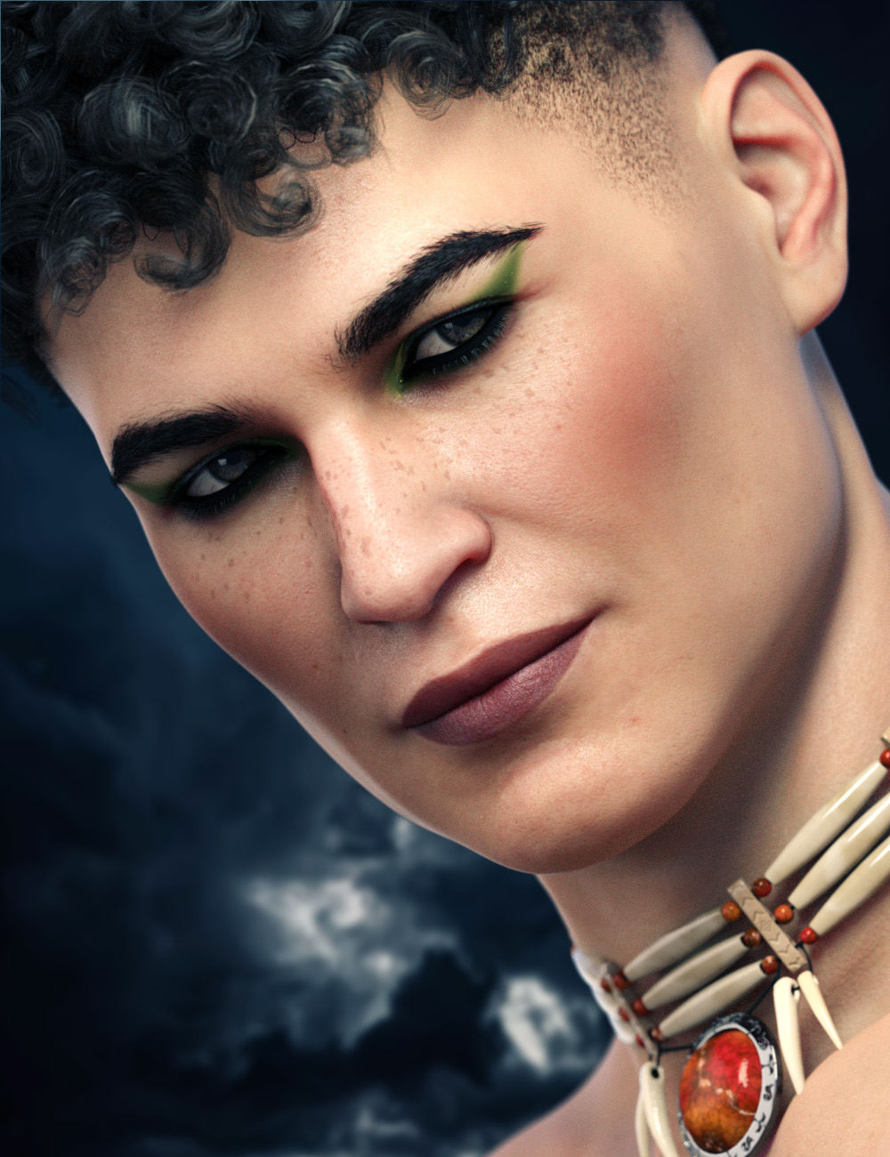 Everyday Makeup for Genesis 8 Males