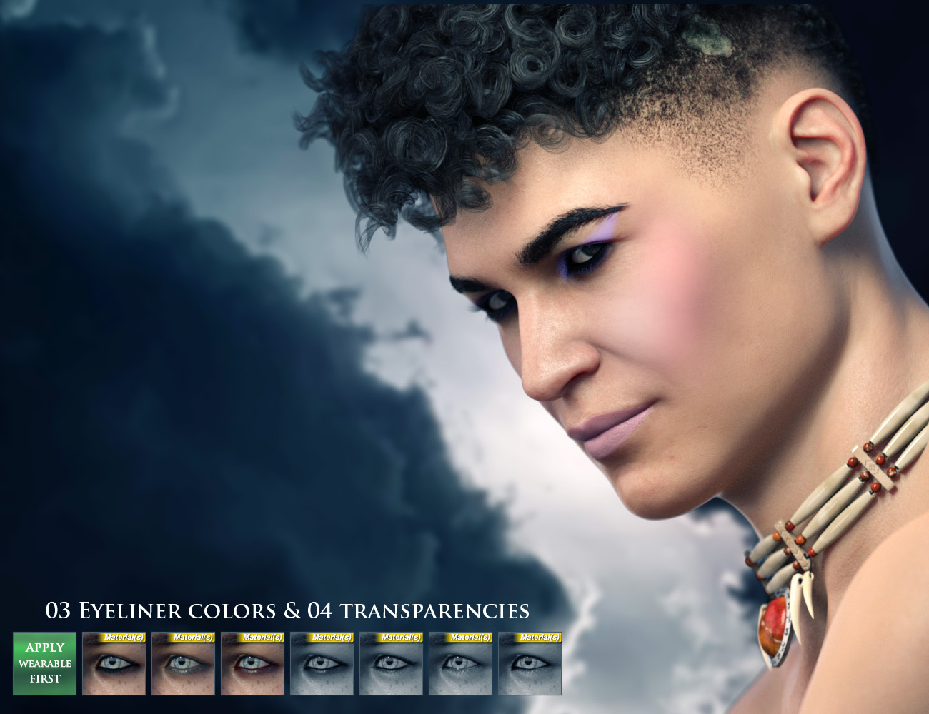 Everyday Makeup for Genesis 8 Males Everyday Makeup for Genesis 8 Males by: ForbiddenWhispers, 3D Models by Daz 3D