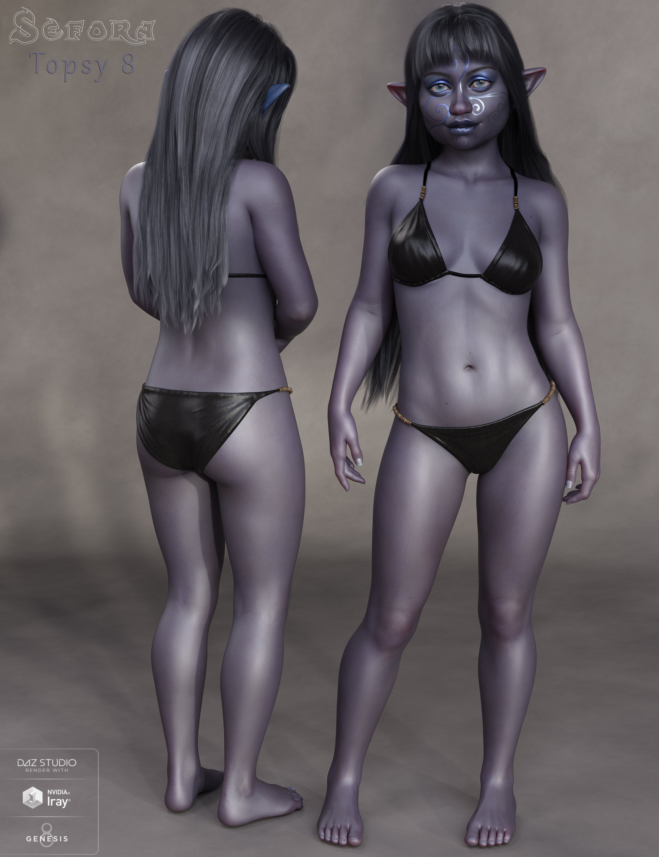 Sefora HD for Genesis 8 Female by: MorrisEmrys, 3D Models by Daz 3D