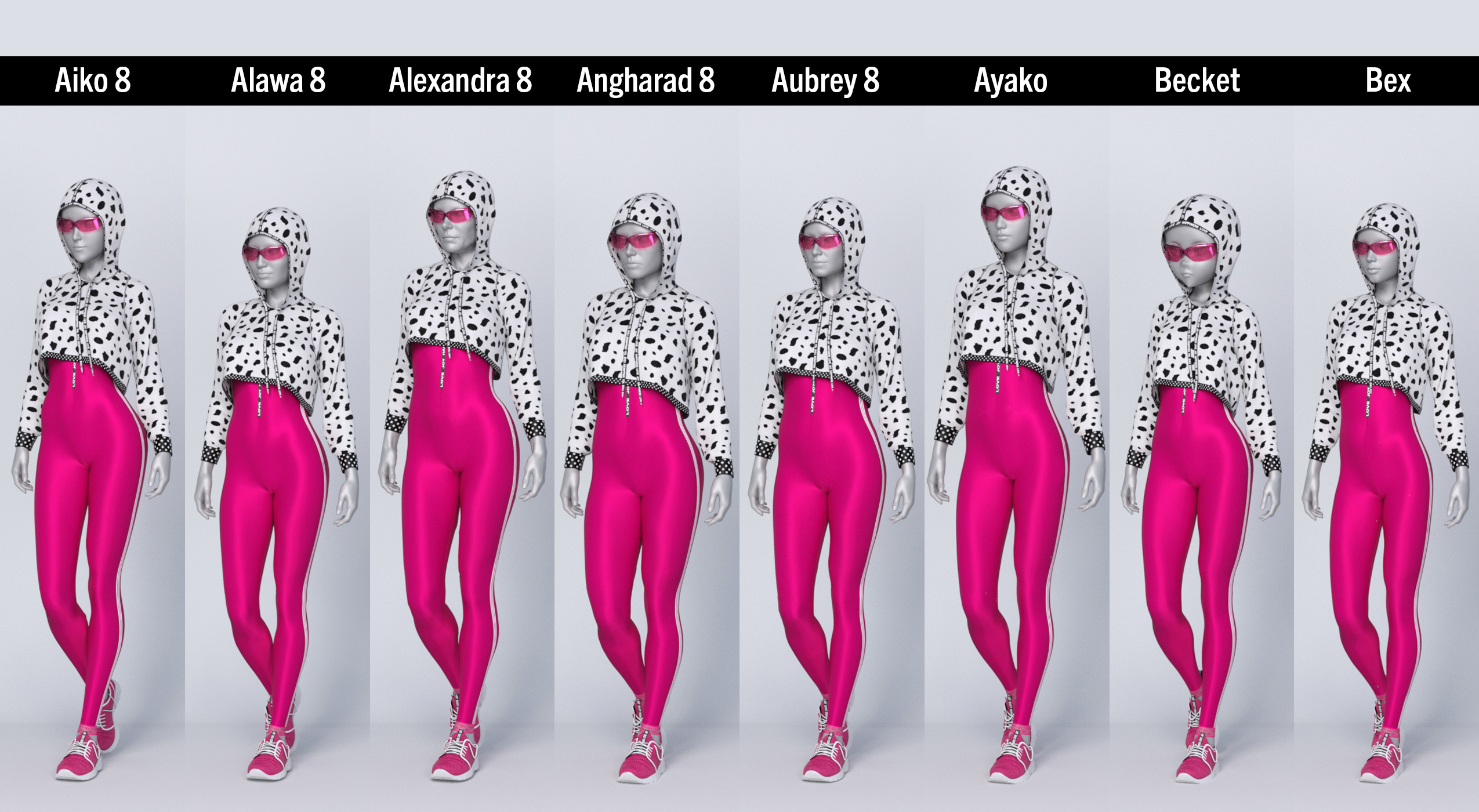 dForce Ms. Thea Outfit and Wardrobe dForce Ms. Thea Outfit and Wardrobe by: Lali Kamala, 3D Models by Daz 3D