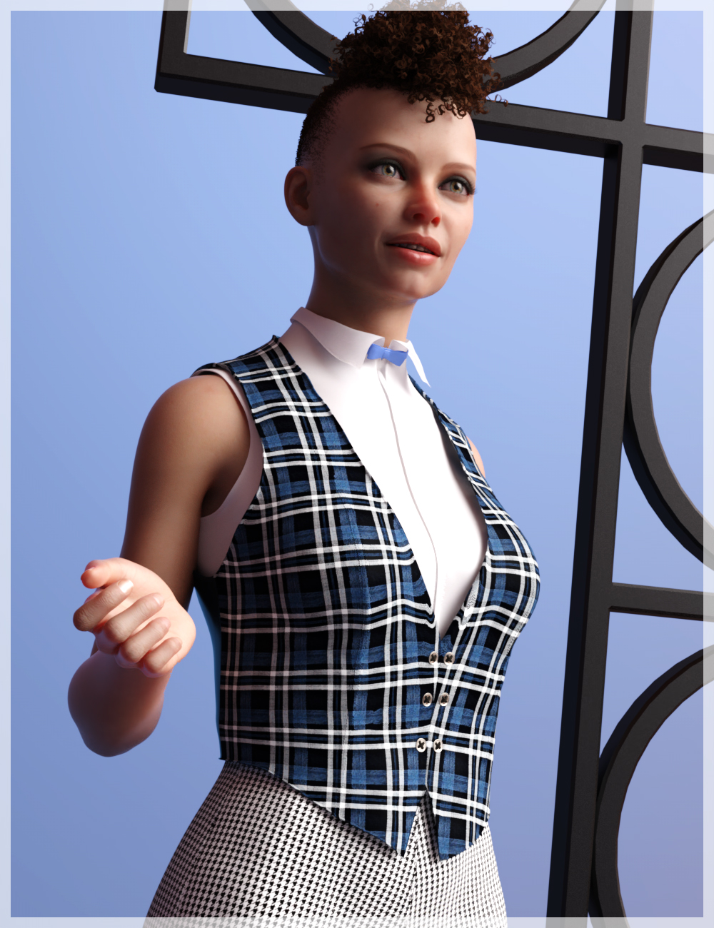 dForce Victorine Suit for Genesis 8 Females by: Nathy Design, 3D Models by Daz 3D