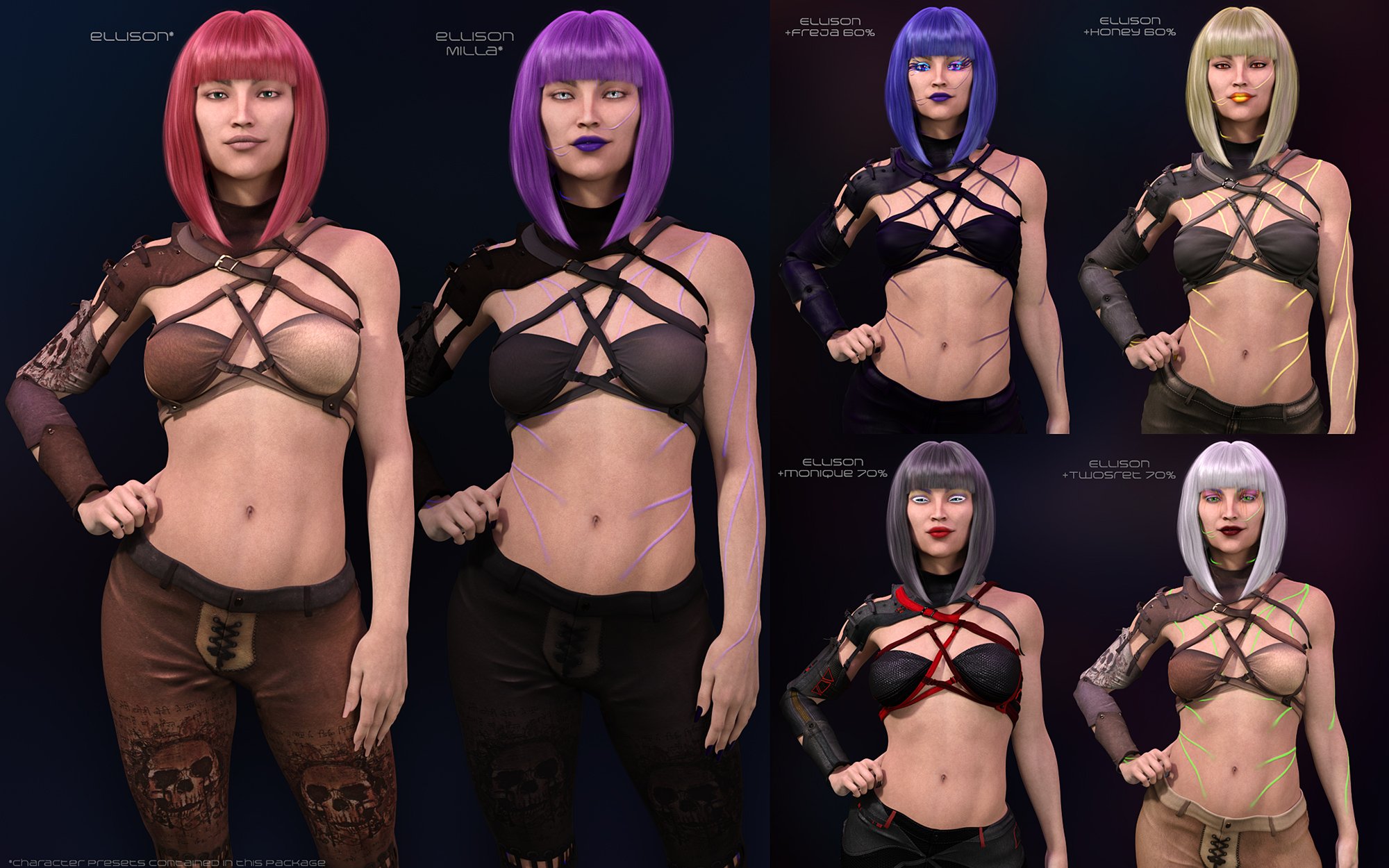 Mst Ellison HD for Genesis 8 Female by: Mstene, 3D Models by Daz 3D