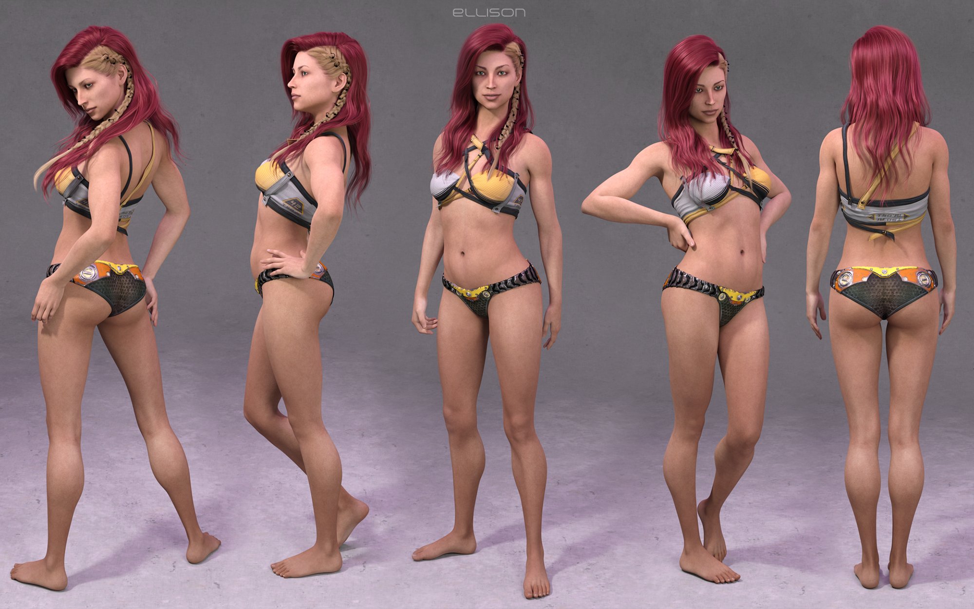 Mst Ellison HD for Genesis 8 Female by: Mstene, 3D Models by Daz 3D