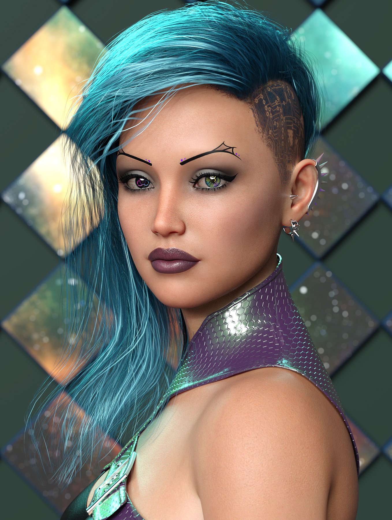 Tavia for Genesis 8 Female by: AdieneVex, 3D Models by Daz 3D