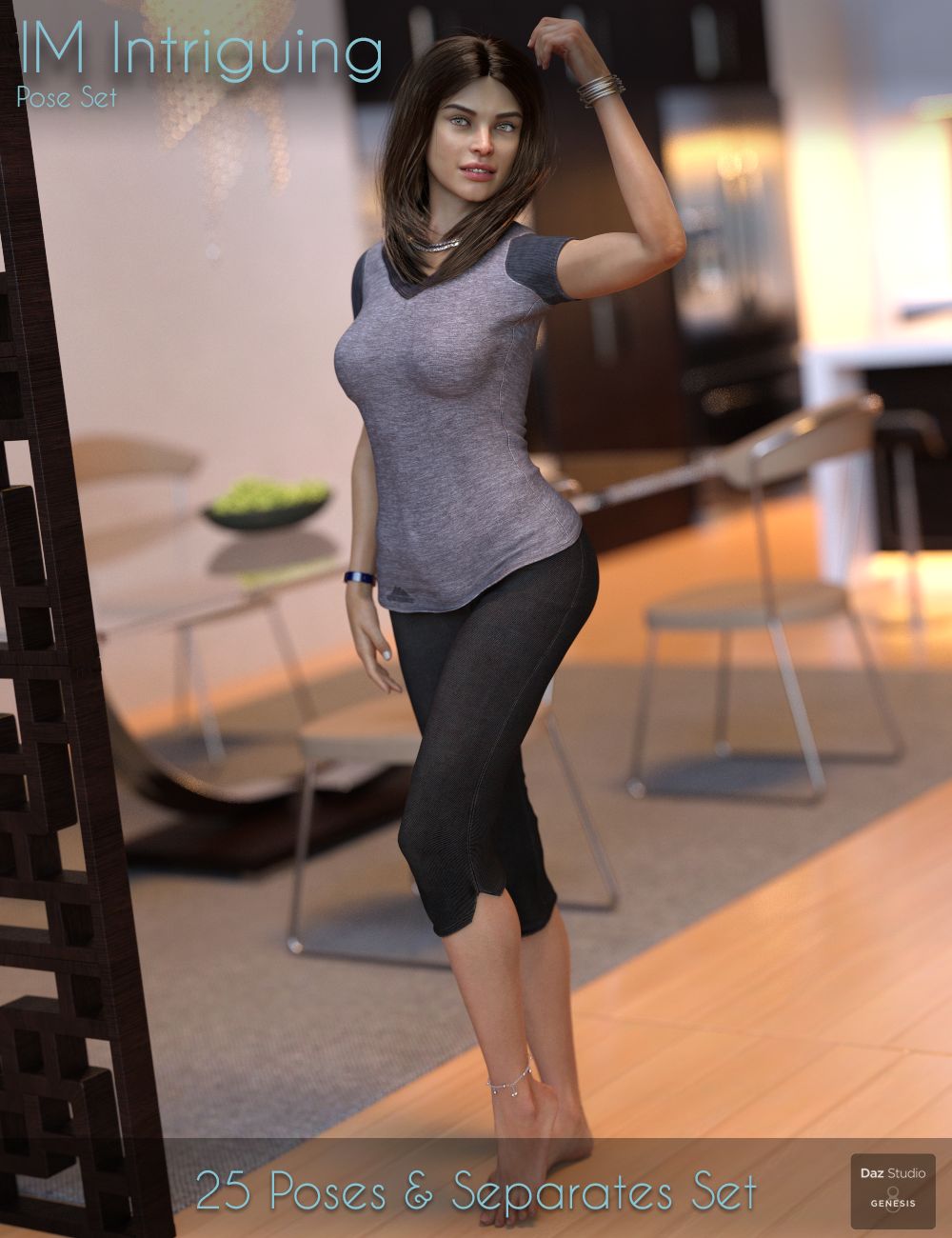 IM Intriguing Poses for Genesis 8 Females by: Paper TigerIronman, 3D Models by Daz 3D
