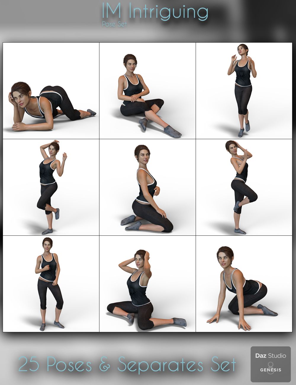 IM Intriguing Poses for Genesis 8 Females IM Intriguing Poses for Genesis 8 Females by: Paper TigerIronman, 3D Models by Daz 3D