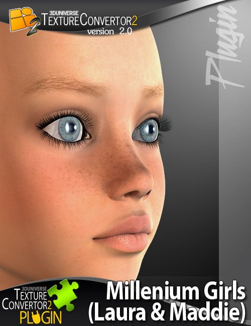TC2  Millennium Girls Plugin by: 3D Universe, 3D Models by Daz 3D