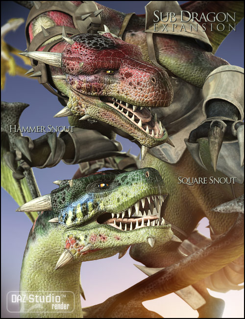 SubDragon Expansion by: GhostofMacbeth, 3D Models by Daz 3D