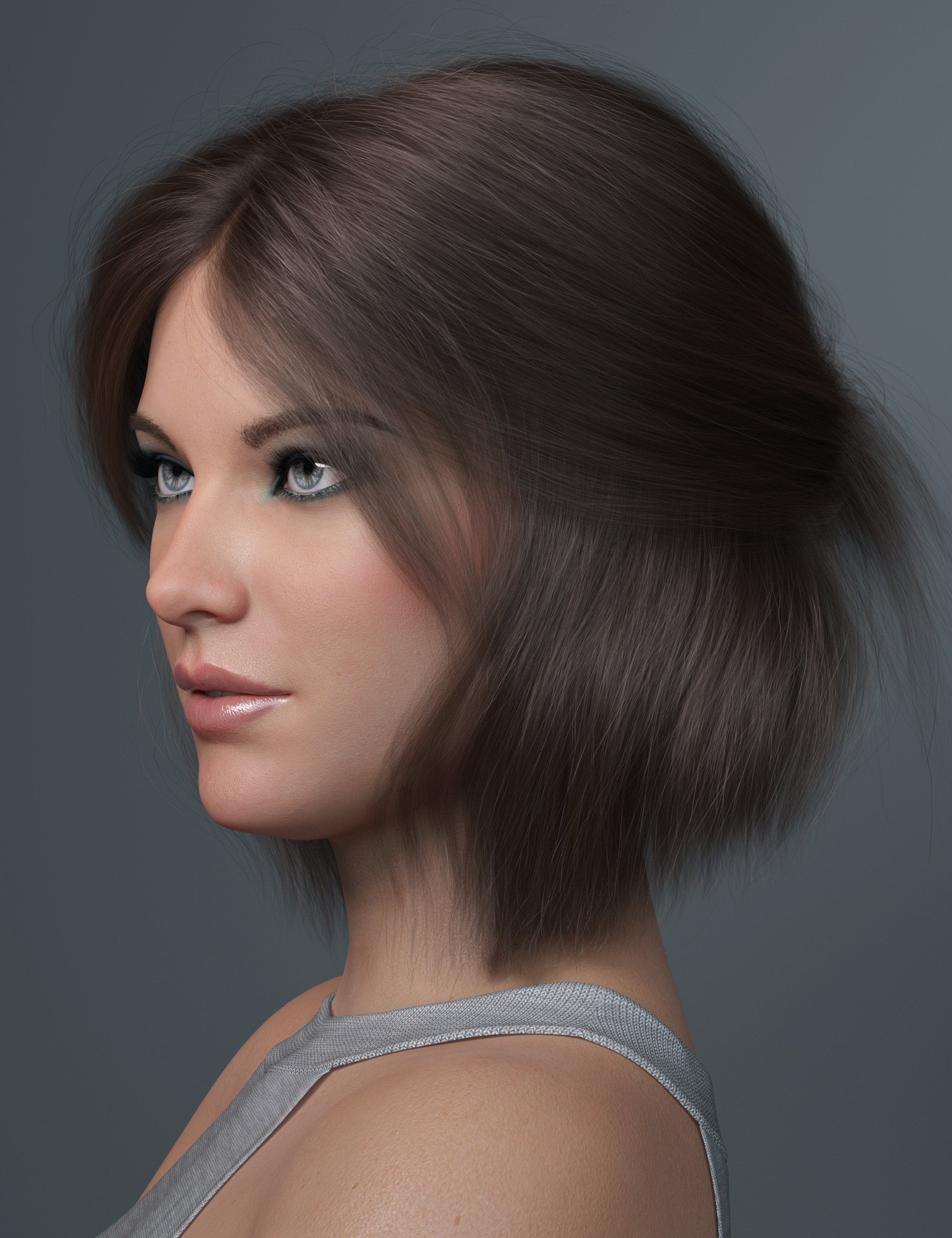 Relaxed Tail Bob for Genesis 3 and 8 Female(s) by: outoftouch, 3D Models by Daz 3D
