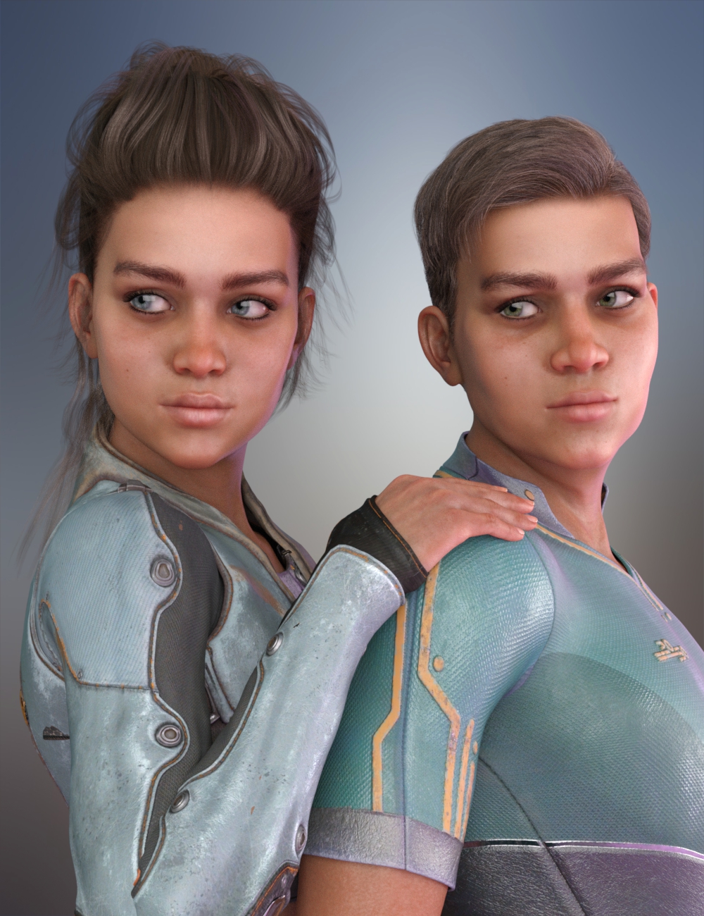 Clarity and Raze HD for Genesis 8 Female and Male