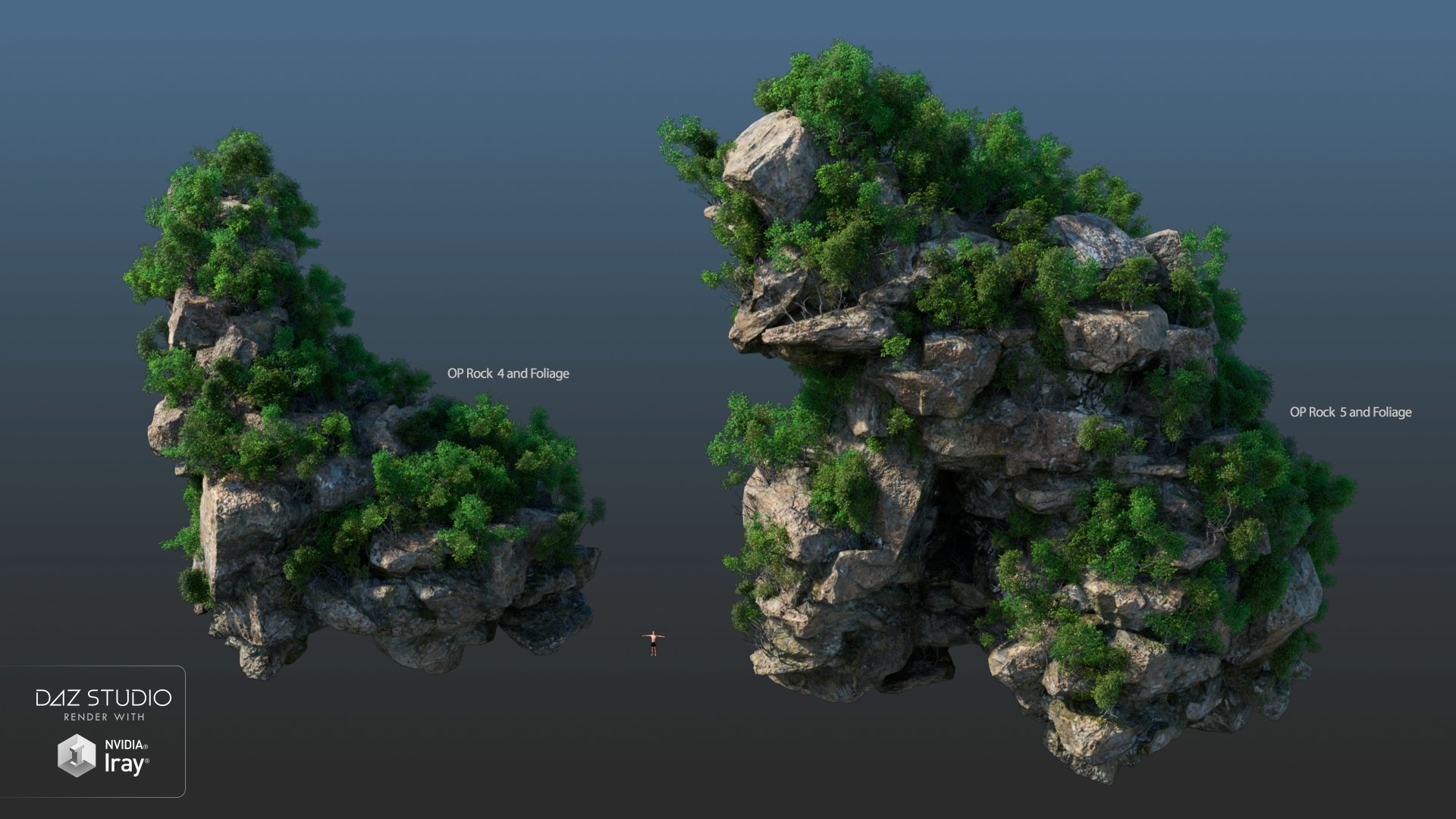 Overgrown Peaks by: Andrey Pestryakov, 3D Models by Daz 3D