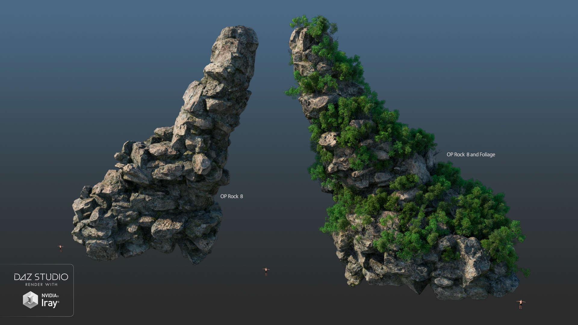 Overgrown Peaks by: Andrey Pestryakov, 3D Models by Daz 3D