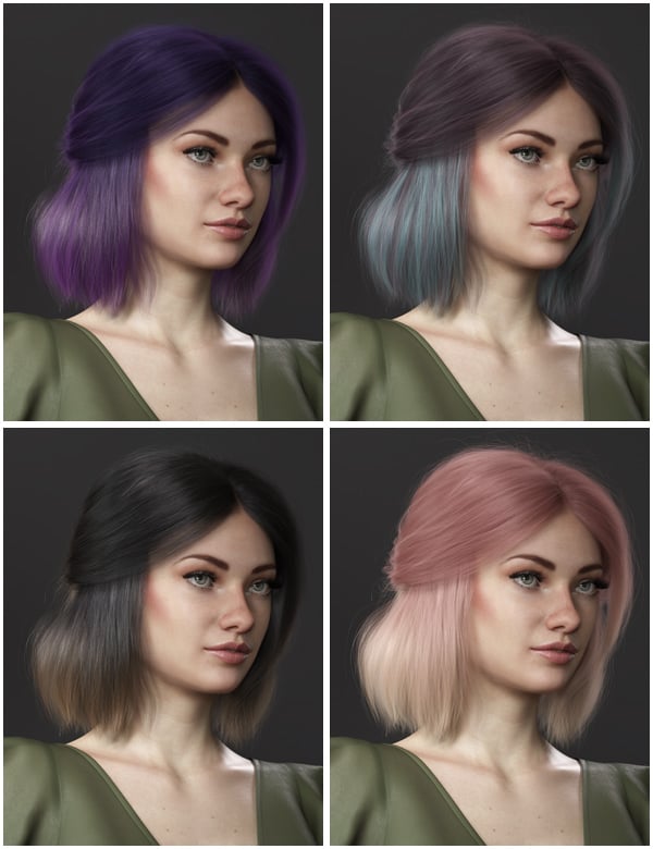 Texture Expansion for Relaxed Tail Bob by: outoftouch, 3D Models by Daz 3D