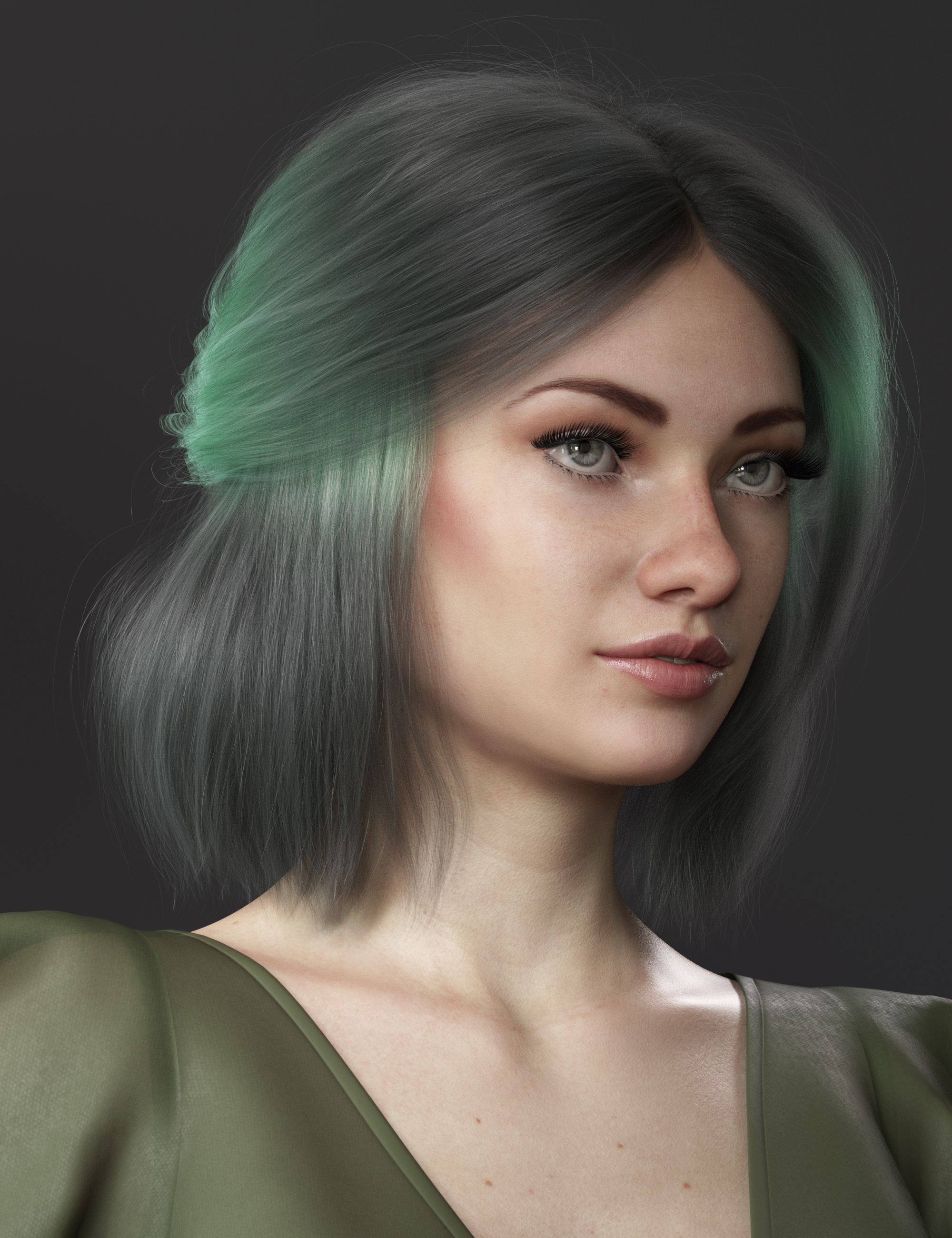 Texture Expansion for Relaxed Tail Bob by: outoftouch, 3D Models by Daz 3D