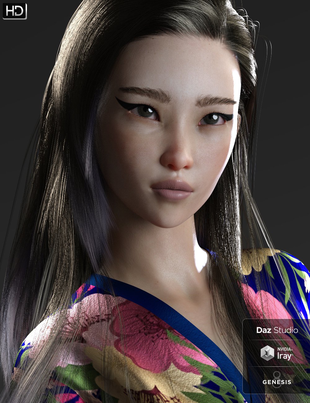 Lian and Hanako Zhao HD for Genesis 8 Female | Daz 3D